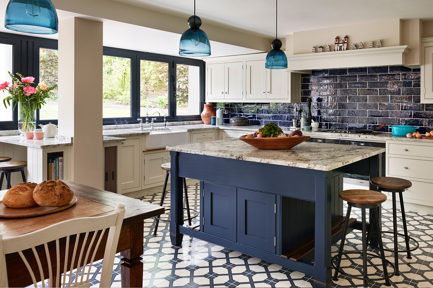 A modern expensive kitchen.